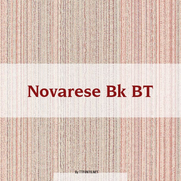 Novarese Bk BT example