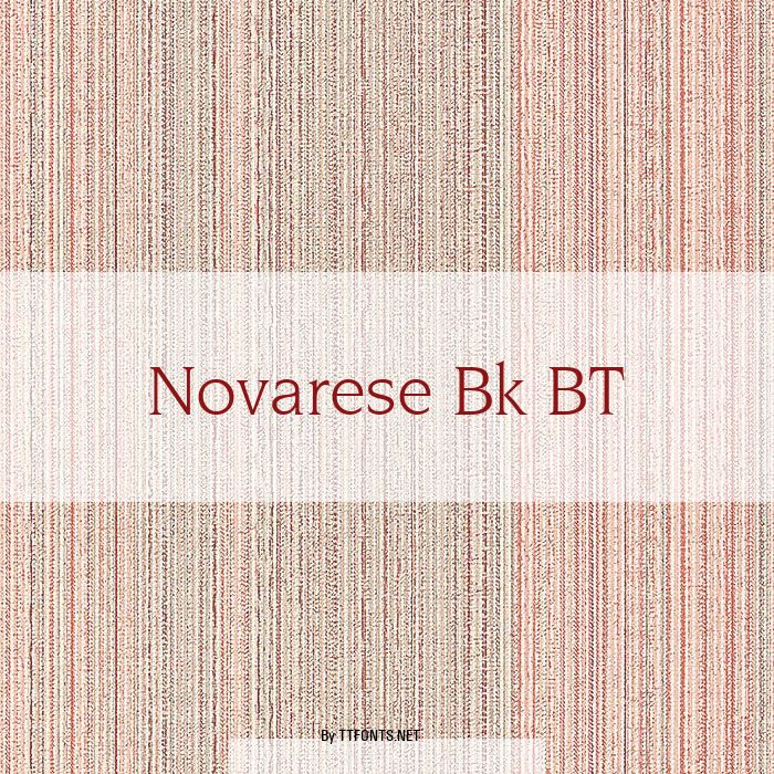 Novarese Bk BT example