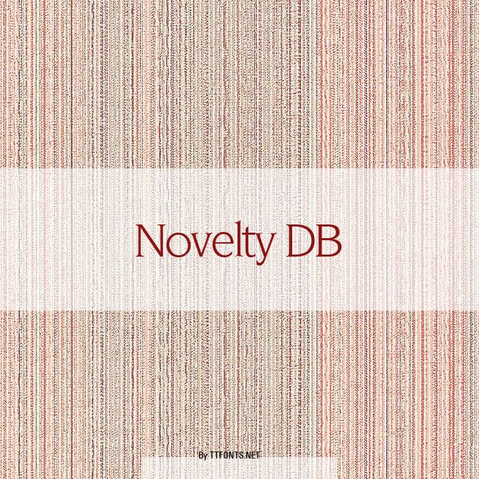 Novelty DB example