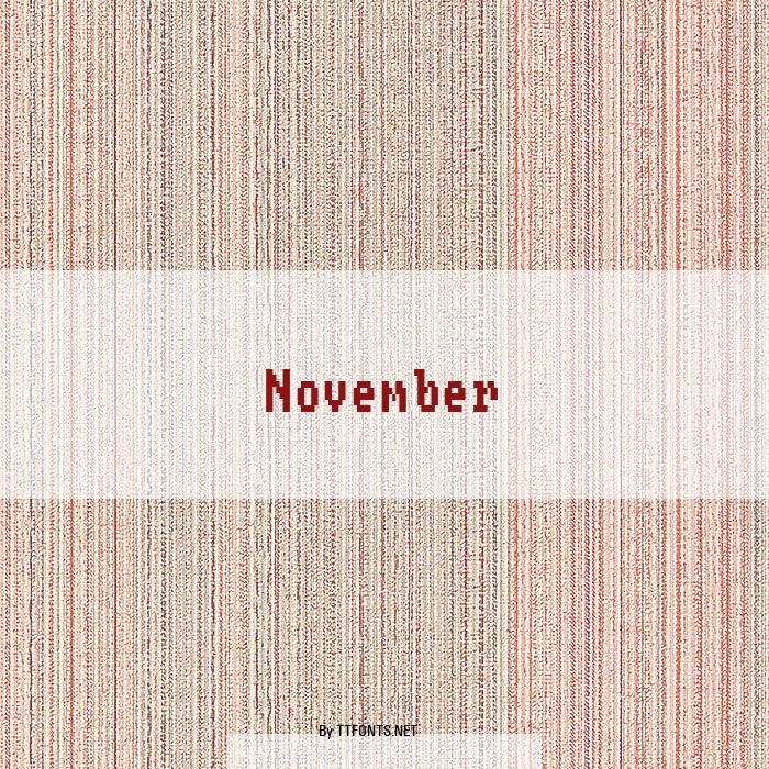 November example