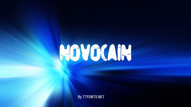 Novocain example
