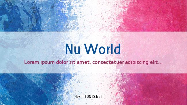 Nu World example
