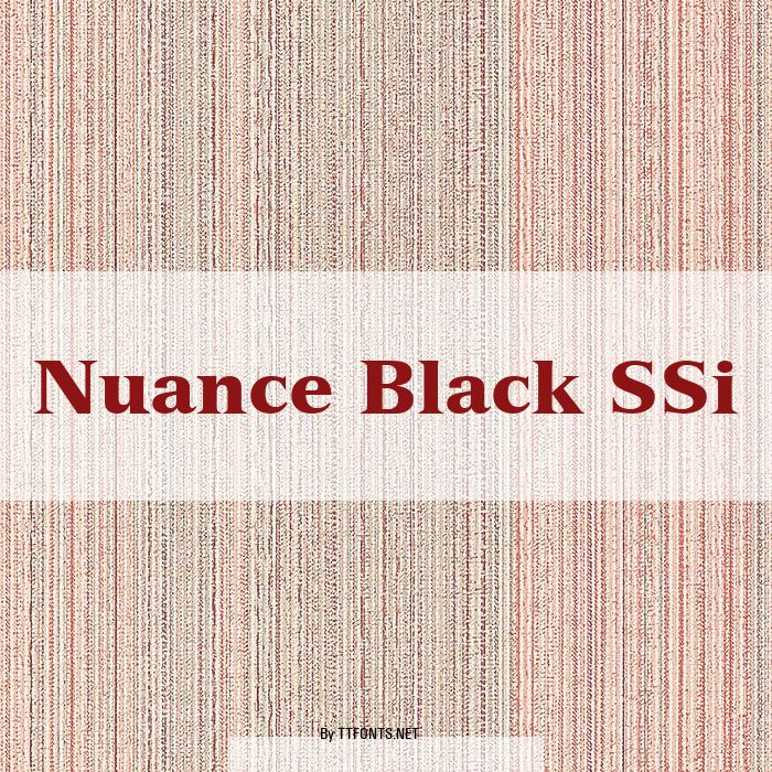 Nuance Black SSi example