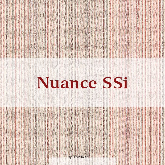 Nuance SSi example