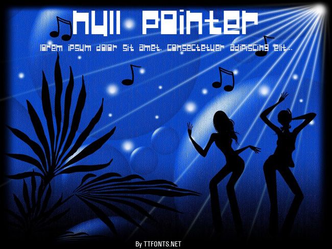 Null Pointer example