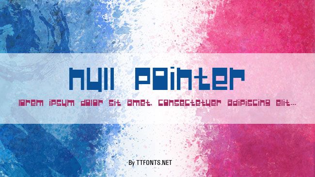 Null Pointer example