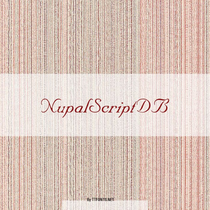 NupalScriptDB example