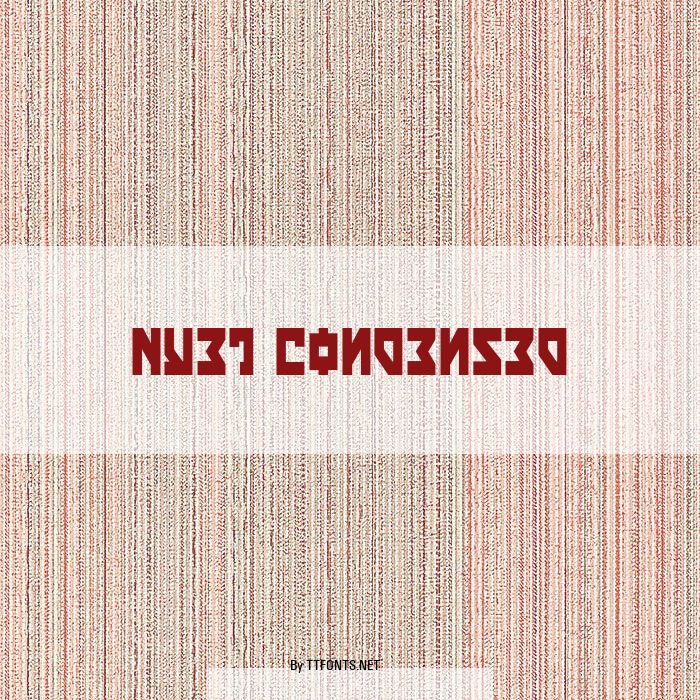 Nyet Condensed example