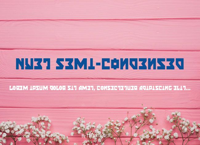Nyet Semi-Condensed example