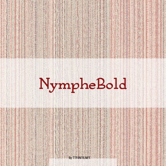 NympheBold example