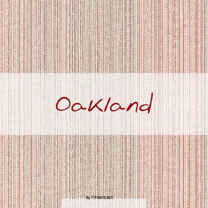 Oakland example