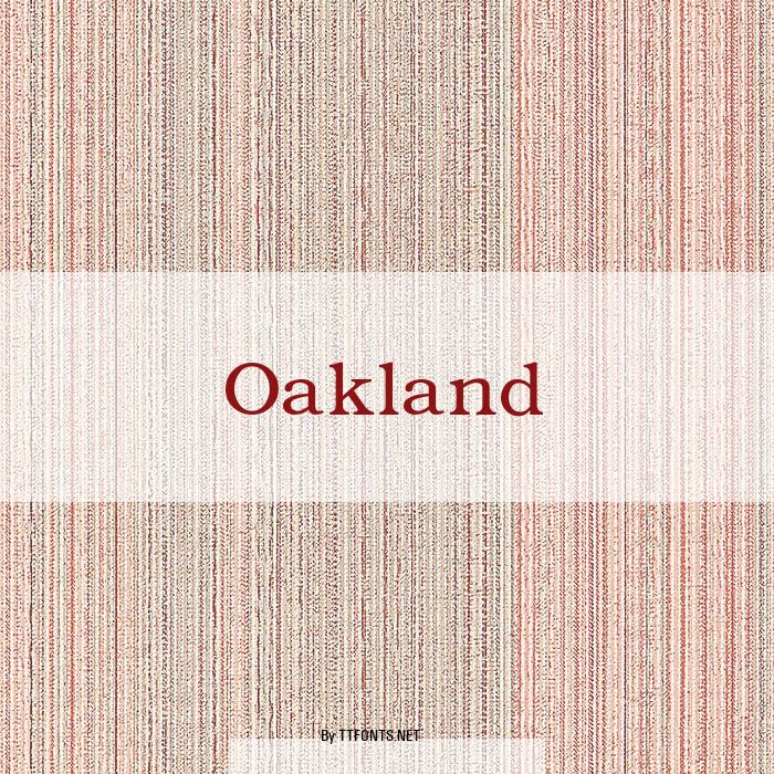 Oakland example
