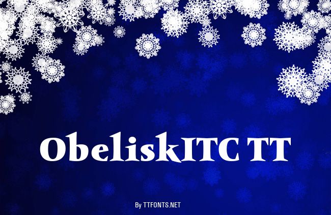 ObeliskITC TT example