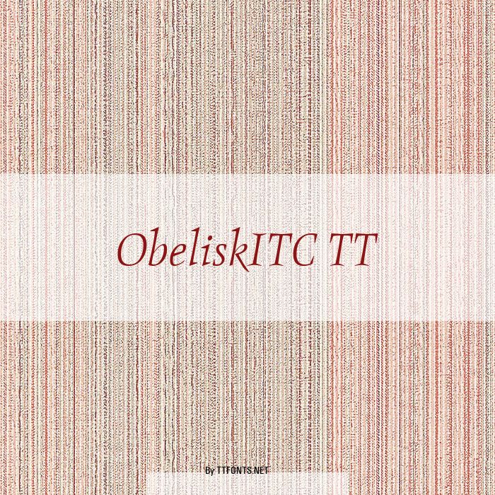 ObeliskITC TT example
