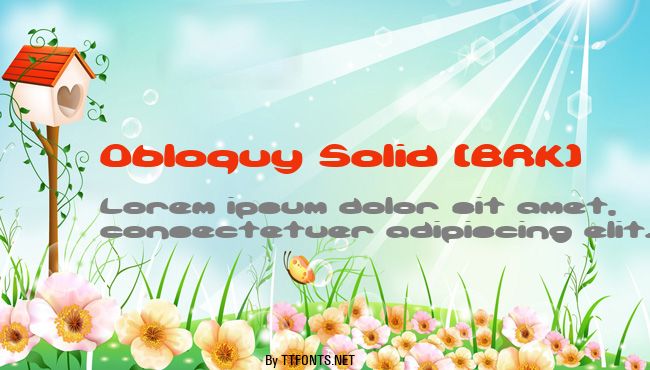 Obloquy Solid (BRK) example