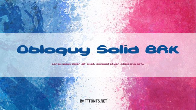 Obloquy Solid BRK example