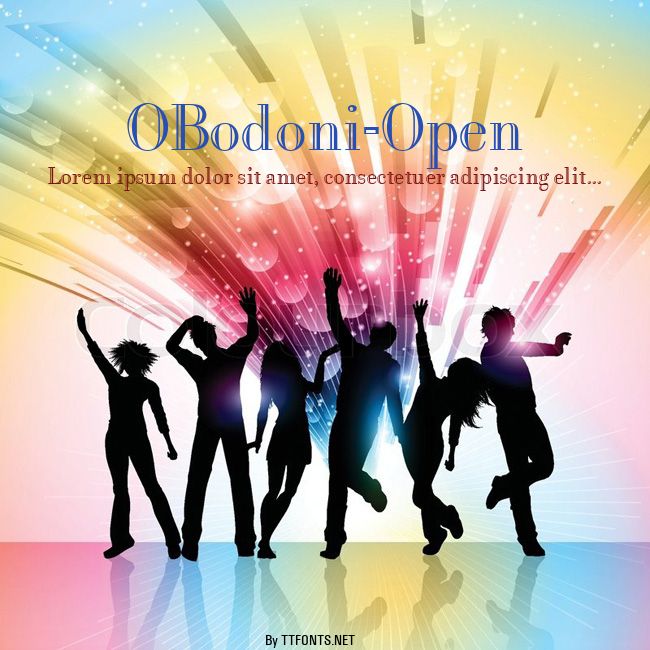 OBodoni-Open example