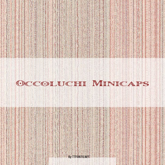 Occoluchi Minicaps example