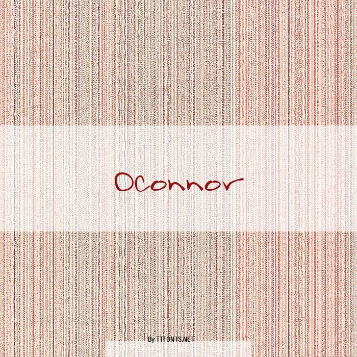 Oconnor example