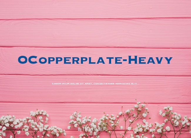 OCopperplate-Heavy example