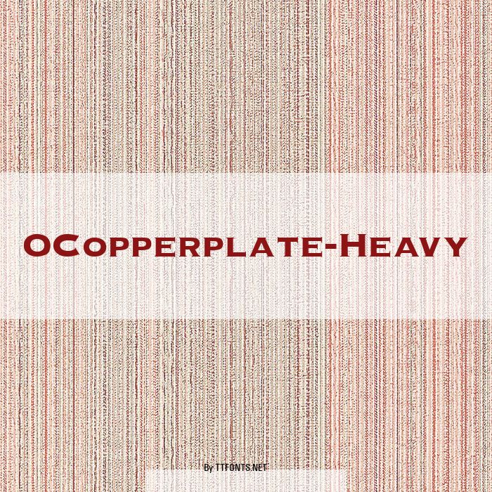 OCopperplate-Heavy example