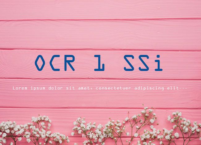 OCR 1 SSi example