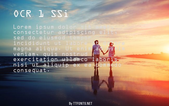 OCR 1 SSi example