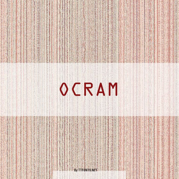 OCRAM example