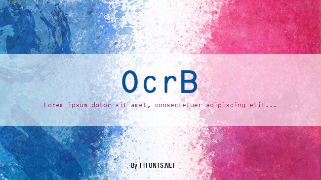OcrB example