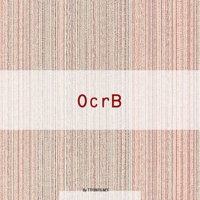 OcrB example