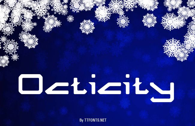 Octicity example