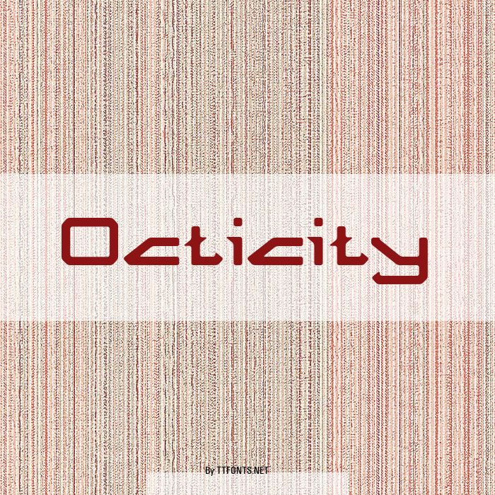 Octicity example