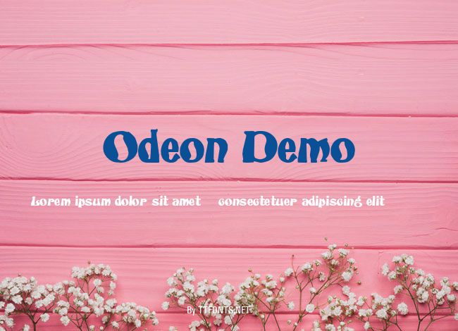 Odeon Demo example