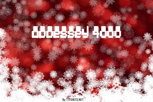 Oddessey 4000 example