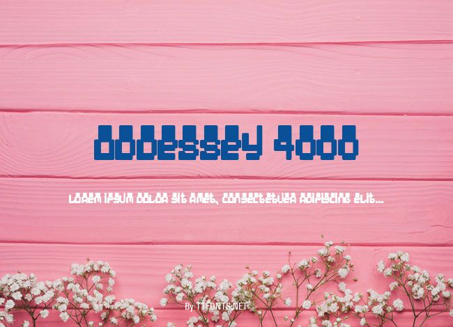 Oddessey 4000 example