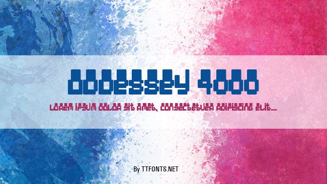 Oddessey 4000 example