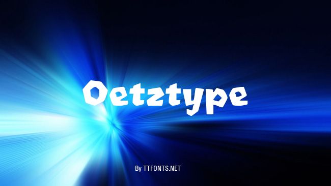 Oetztype example