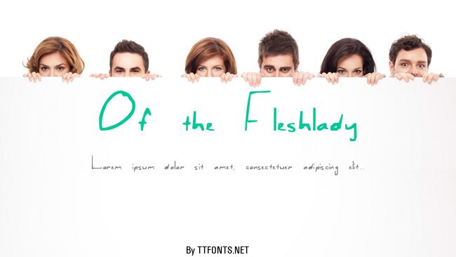 Of the Fleshlady example