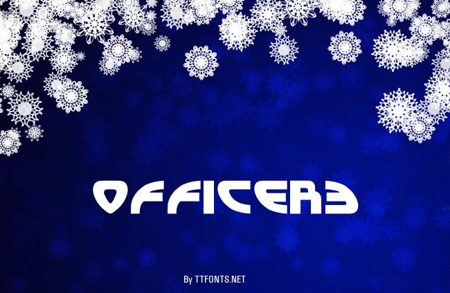 OFFICER3 example