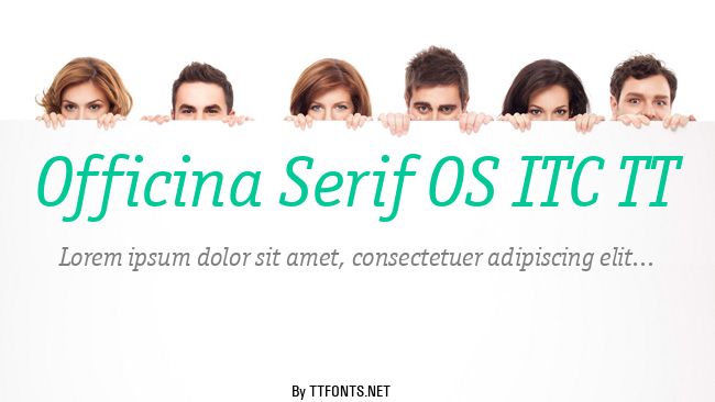Officina Serif OS ITC TT example