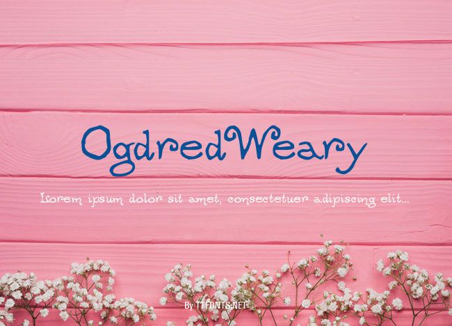 OgdredWeary example