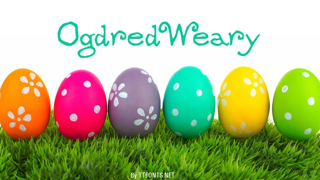 OgdredWeary example