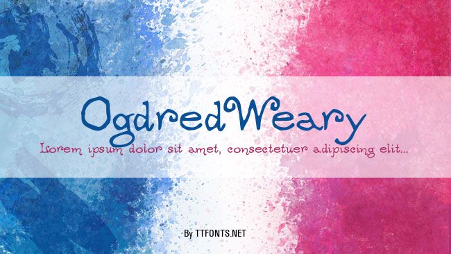 OgdredWeary example