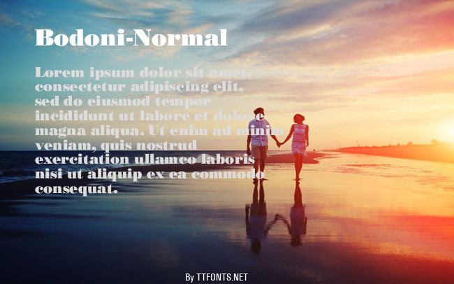 Bodoni-Normal example