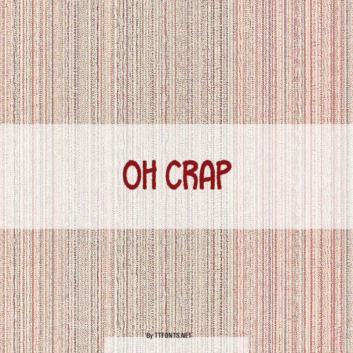 Oh Crap example