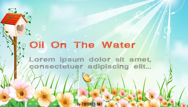 Oil On The Water example
