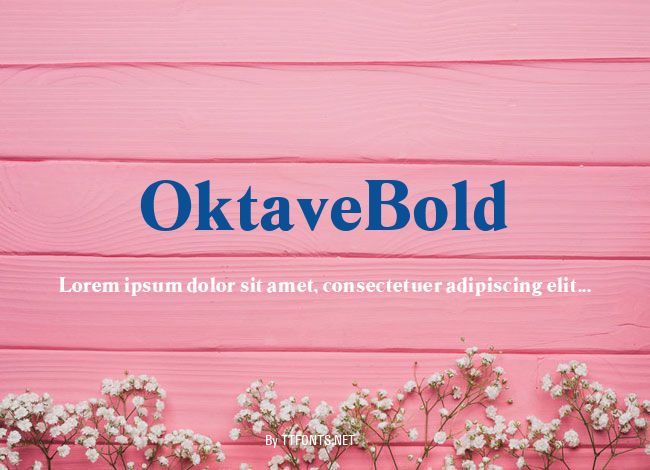 OktaveBold example
