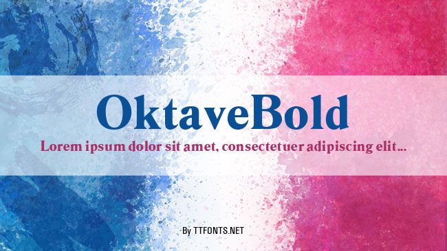 OktaveBold example