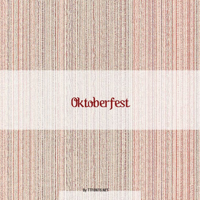 Oktoberfest example