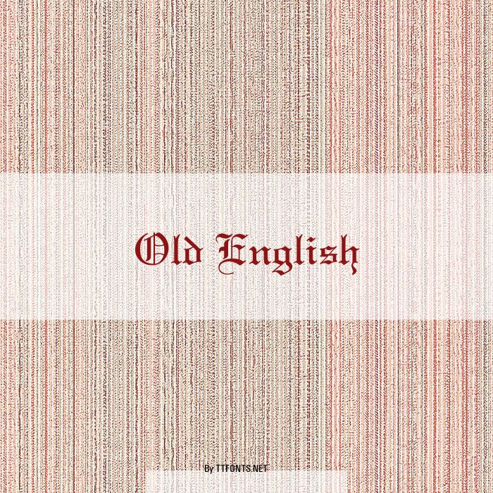 Old English example